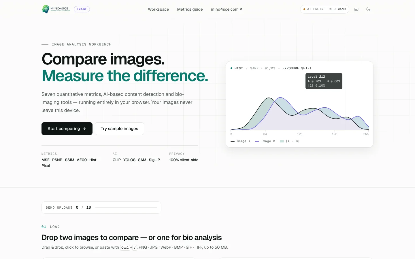 MIND4SCE — Image screenshot